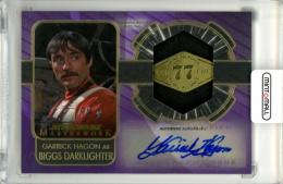 2020 Topps Star Wars Masterwork Garrick Hagon As Biggs Darklighter #AD-GHF Commemorative Dog Tag Autograph Purple Parallel【46/50】