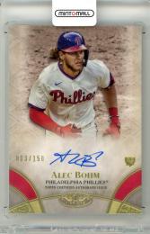 2021 Topps Tier One Alec Bohm #BOA-ABO Break Out Autograph Card【003/150】 Phillies