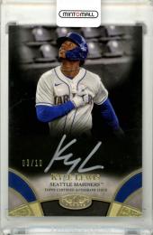 2021 Topps Tier One Kyle Lewis #BOA-KL Break Out Autograph Card Silver Ink Parallel【03/10】 Mariners