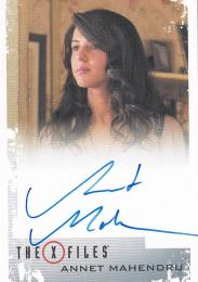 2018 RITTENHOUSE X-Files Seasons 10 and 11 Autograph Annet Mahendru as Sveta