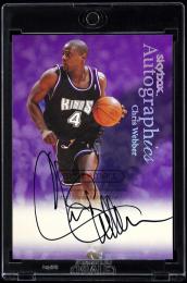 1999-00 SkyBox Premium #NNO Chris Webber Autographics Sacrament Kings