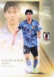 2022 EPOCH サッカー日本代表 スペシャルエディション #9 山根視来 レギュラーカード