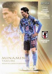 2022 EPOCH サッカー日本代表 スペシャルエディション #19 南野拓実 レギュラーカード