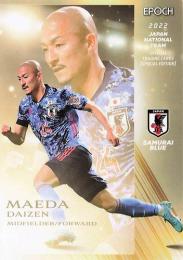 2022 EPOCH サッカー日本代表 スペシャルエディション #24 前田大然 レギュラーカード
