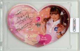 2012 BBM P☆LEAGUE   鈴木理沙 金箔サイン入りダイカットカード 51/90