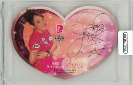 2012 BBM P☆LEAGUE   西村美紀 金箔サイン入りダイカットカード 64/90