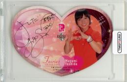 2012 BBM P☆LEAGUE   吉田真由美 金箔サイン入りダイカットカード 88/90