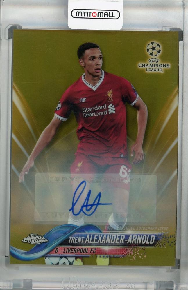 ミントモール / MINT 浦和店 / 2017-18 Topps Chrome UEFA Champions League Liverpool FC Trent  Alexander-Arnold Base Autographs Gold(パラレル版) 47/50