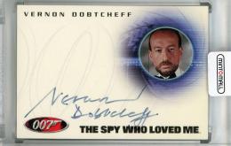 2012 Rittenhouse James Bond 50th Anniversary Series 1  Vernon Dobtcheff as Max Kalba Autographs Full-Bleed Design