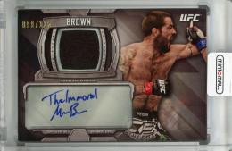 2014 Topps UFC Knockout  Matt Brown Autographed Relics 099/125