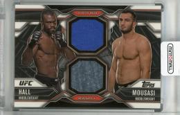 2015 Topps UFC Chronicles  Uriah Hall/Gegard Mousasi Dual Relics