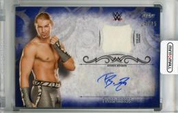2016 Topps WWE Undisputed  Tyler Breeze Undisputed Autographed Relic Blue(パラレル版) 24/25