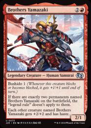 【ご確認用】神河物語 foil 山崎兄弟 A 英語 1枚　MTG 山崎兄弟 foil 160a MTG 神河物語 アンコモン フォイル 人間 侍