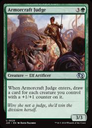 【J25】【ENG】《鎧作りの審判者/Armorcraft Judge》