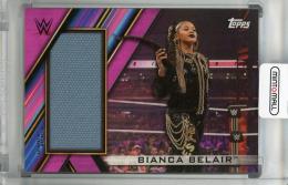 2020 Topps WWE Women’s Division  Bianca Belair Superstar Mat Relics Pink(パラレル版) 069/150