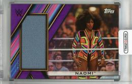 2020 Topps WWE Women’s Division  Naomi Superstar Mat Relics Purple(パラレル版) 88/99