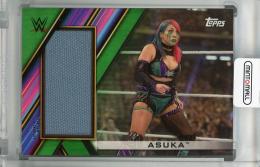2020 Topps WWE Women’s Division  Asuka Superstar Mat Relics Green(パラレル版) 15/75