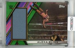 2020 Topps WWE Women’s Division  Alexa Bliss Superstar Mat Relics Green(パラレル版) 71/75