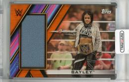 2020 Topps WWE Women’s Division  Bayley Superstar Mat Relics Orange(パラレル版) 26/50