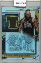 2020 Topps WWE Fully Loaded  Braun Strowman Autographed Table Relics 03/99