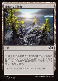 【J25】【JPN】《進化する未開地/Evolving Wilds》