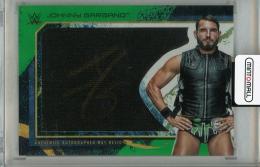 2020 Topps WWE Fully Loaded  Johnny Gargano Autographed Oversized Mat Relics Green(パラレル版) 21/50