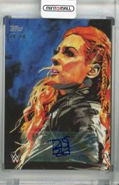 2020 Topps WWE Undisputed  Becky Lynch Rob Schamberger Illustrations Artist Autographs(Lastナンバー!) 10/10