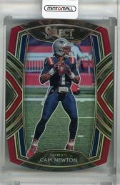 2020 Panini Select New England Patriots Cam Newton Base Club Level DIE-CUT PRIZM Maroon(パラレル版)