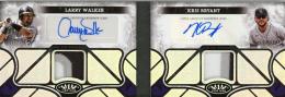 2025 Topps Tier One Baseball	Larry Walker / Kris Bryant	Dual Auto Booklet	03/10