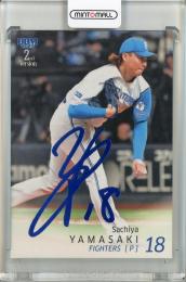 2025 BBM 2ndバージョン 山﨑福也 ブルー箔【72/75】 北海道日本ハムファイターズ