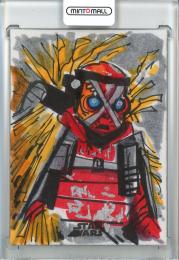 2024 Topps Star Wars Chrome Galaxy Joey Mason Sketch Card/Mimbanese Soldier【1/1】