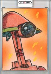 2024 Topps Star Wars Chrome Galaxy Eric Medina Sketch/Pit droid【1/1】