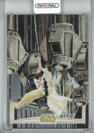 2024 Topps Star Wars Chrome Galaxy Jason Saldajeno Sketch/Gold Foil/EP4 Luke Skywalker & Leia Organa【1/1】