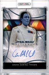 2024 Topps Star Wars Masterwork Lars Mikkelsen As Grand Admiral Thrawn #A-LM On Card Autograph 《やや難あり》