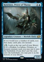 mtg 稀少 海の神、タッサ サインド Thassa, God of the Sea · The Lost Caverns of Ixalan Commander (LCC