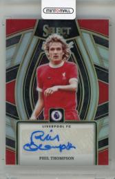 2023-24 PANINI Select Premier League Soccer Phil Thompson Select Signatures #13 Liverpool FC