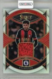 2024-25 PANINI Select English Premier League Soccer Evanilson Select Swatches #10 AFC Bournemouth