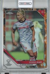 2021-22 Topps Chrome UEFA Women’s Champions League Soccer  Hanna Glas Base/Inferno/#42 36/75