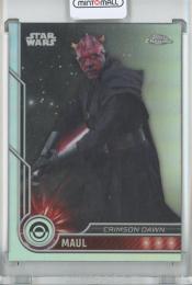 2023 TOPPS CHROME STAR WARS  Maul Base/Refractor/#24