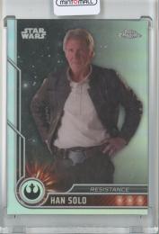 2023 TOPPS CHROME STAR WARS  Han Solo Base/Refractor/#52