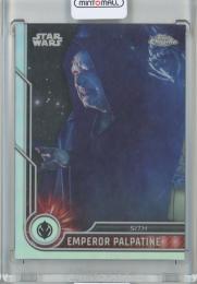 2023 TOPPS CHROME STAR WARS  Emperor Palpatine Base/Refractor/#72