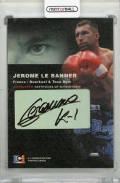2005 EPOCH K-1 Grand Prix ジェロム・レ・バンナ 直筆サインカード【70/80】《やや難あり 表面に若干ダメージあり》