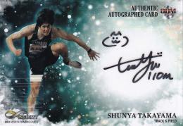 BBM 2019 INFINITY 陸上 高山峻野 直筆サインカード横版 81/90