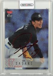 2024 BBM 2nd 佐々木朗希 赤箔サインカード【10/25】