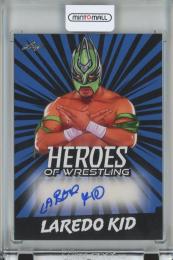 2023 Leaf Heroes of Wrestling  Laredo Kid Base Autographs/Blue