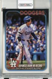 2024 Topps Update Shohei Ohtani Japanese Born HR Record #US123