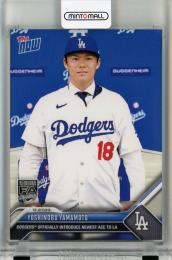 2023 Topps Now Yoshinobu Yamamoto Dodgers Officially Introduce Newest Ace to LA #OS25