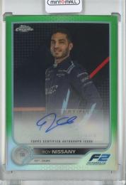 2022 Topps Chrome Formula 1 Racing  Roy Nissany Chrome Autographs/Green 86/99
