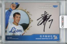 2025 BBM ライオンズ75周年シリーズ Vol.3 松井稼頭央 直筆サインカード【27/60】