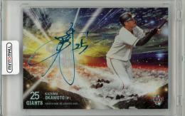 2019 BBM 読売ジャイアンツ 岡本和真 箔サイン【04/15】 読売ジャイアンツ
